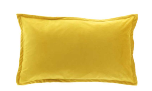 Kylie Mellow Yellow Rectangular Cushion